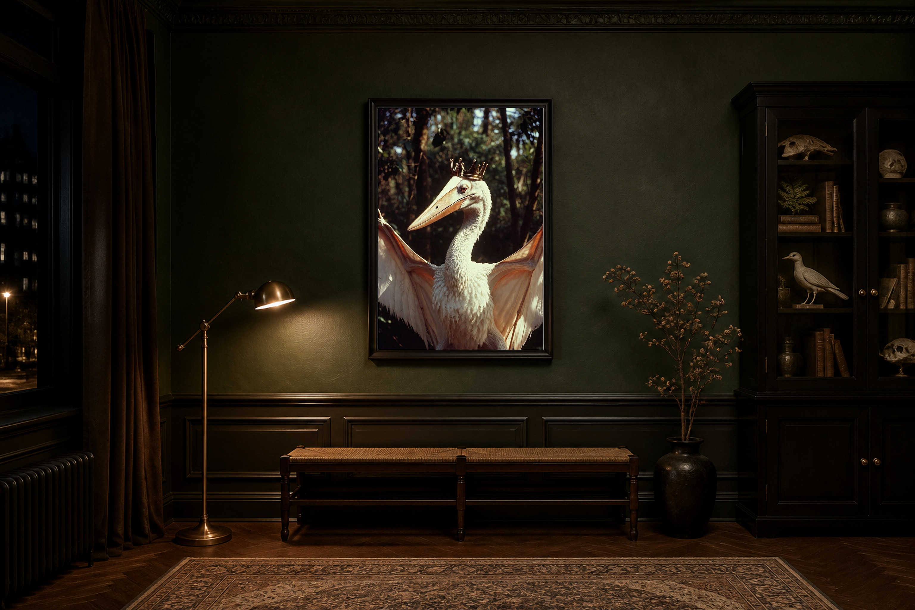 Ptera in room